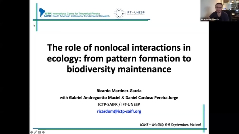 Thumbnail for entry Ricardo Martínez-García, ICTP-South American Institute for Fundamental Research