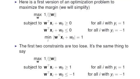 Thumbnail for Optimising the Margin 1