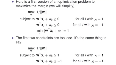 Thumbnail for entry Optimising the Margin 1