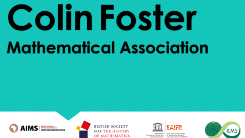 Thumbnail for Colin Foster (MA)