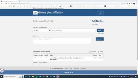 Thumbnail for 2 - free text search in title and abstract field