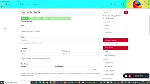 Thumbnail for entry How to archive your data on Edinburgh DataShare, the open research data repository