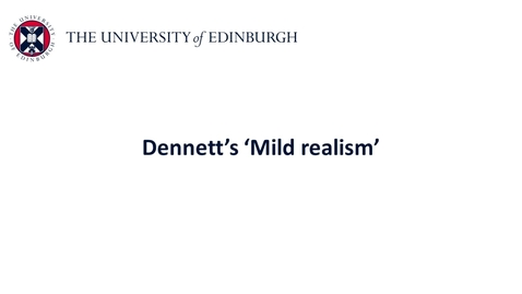 Thumbnail for Folk Psychology - Mild realism part i