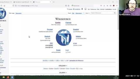 Thumbnail for Introduction to Wikisource - Wikipedia's sister project and the free digital hyper library