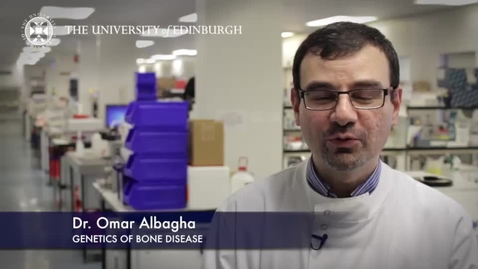 Thumbnail for Omar Albagha -Genetics of Bone Disease -Research In A Nutshell- MRC Institute of Genetic and Molecular Medicine-06/05/2014