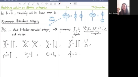 Thumbnail for 2 June 2021 Jonathan Brundan - Heisenberg actions on Abelian categories