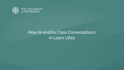 Thumbnail for entry Learn Ultra: Enabling Class Conversations