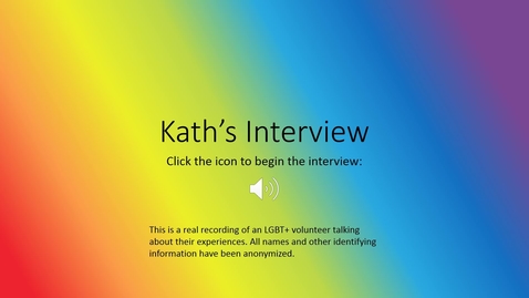 Thumbnail for entry LGBT Healthcare 101 - Kathy's Story