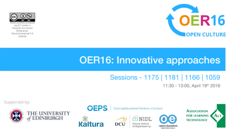 Thumbnail for Popularization of open cultural heritage resources by content curation for trainers, teachers and OER evangelists