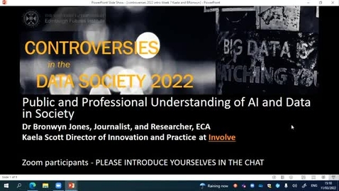 Thumbnail for Dr Bronwyn Jones, Journalist, and Researcher, ECA - Data-driven and algorithmic technologies for journalism and public service media (PSM)