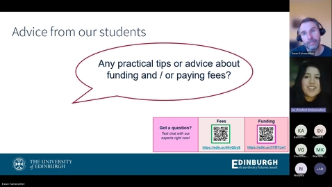 Thumbnail for Practical advice about Masters funding (International student, USA)