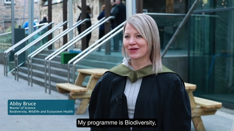 Thumbnail for Name and programme - Abby Bruce - MSc Biodiversity, Wildlife and Ecosystem Health