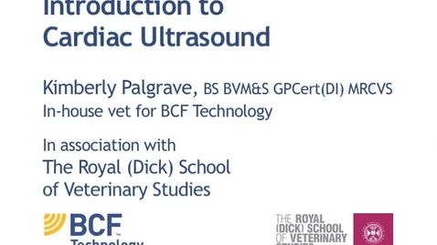 Thumbnail for entry Cardiac Ultrasound Video 1 - Introduction to performing an echo