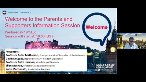 Thumbnail for entry Parents and Supporters Online Information Session 2020