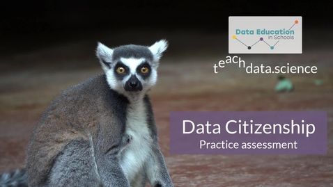 Thumbnail for Data Citizenship Level 4-5 Zoo activity Part 3a