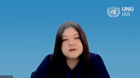 Thumbnail for Day 4: Nafissa Insebayeva, UNU-IAS