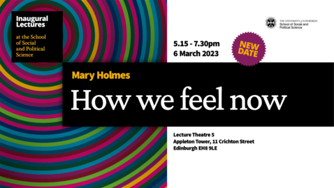 Thumbnail for How We Feel Now - Mary Holmes Inaugural