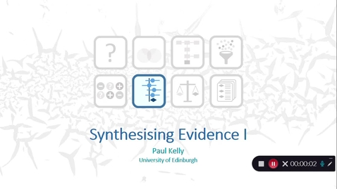 Thumbnail for 7. Synthesising the Evidence: Video 1 - Paul Kelly