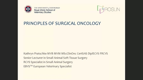 Thumbnail for entry 7th July Clinical Club - Principles of surgical oncology - Kathryn Pratschke