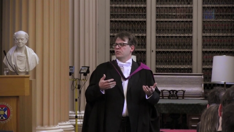 Thumbnail for Inaugural Lecture: Professor Claudio Michelon