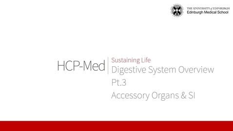 Thumbnail for entry Digestive System Overview Pt.3