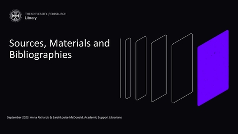 Thumbnail for PhD Sources, Materials and Bibliography Sept 2023