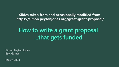Thumbnail for IPP2024_Lecture 4_Writing_a_good_proposal