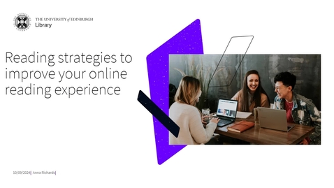 Thumbnail for Reading strategies to improve your online reading experience