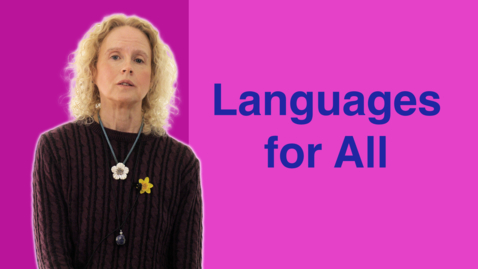 Thumbnail for entry Judith McKerrecher - Learner Experience - Languages for All