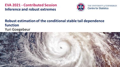 Thumbnail for  Inference and robust extremes:  Yuri Goegebeur