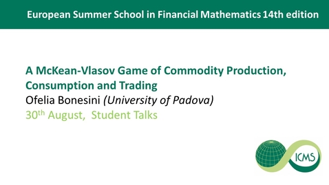 Thumbnail for Ofelia Bonesini Student Talks
