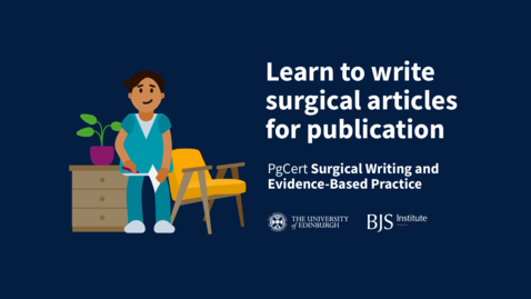 Thumbnail for entry Surgical Writing and Evidence Based Practice