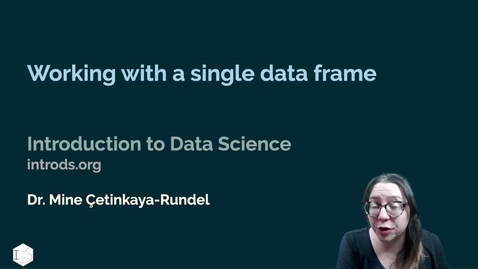 Thumbnail for IDS - Week 03 - 04 - Working with a single data frame