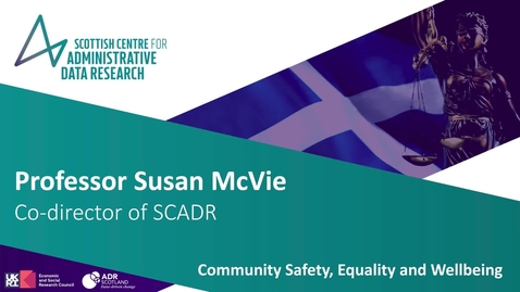 Thumbnail for Professor Susan McVie
