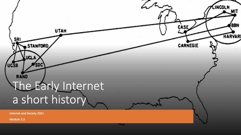 Thumbnail for 2.3 Birth of the internet