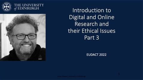 Thumbnail for Introduction to digital and online research 2022 part 3