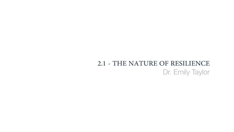 Thumbnail for entry Clinical Psychology of Children and Young People -The nature of resilience