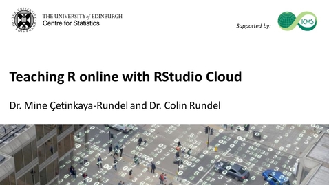 Thumbnail for entry Teaching R online with RStudio Cloud