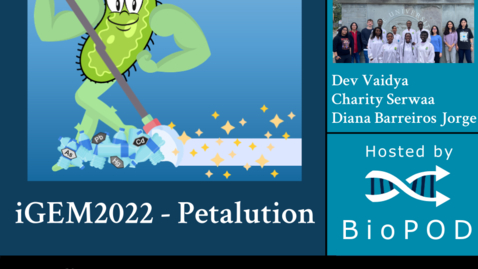 Thumbnail for entry iGEM2022 Petalution - How to clean our water using synthetic biology