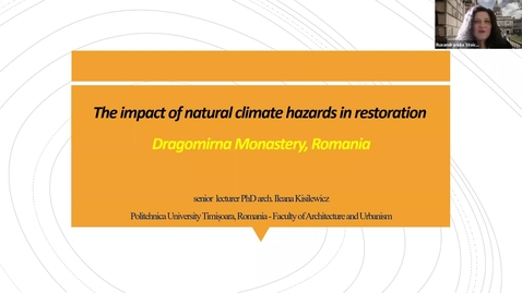 Thumbnail for The impact of natural climate hazards in restoration, Dr. Ileana Kisilewicz