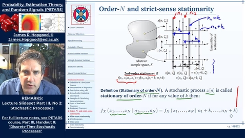 Thumbnail for Topic 62: Stationary and WSS processes (PETARS, Chapter 8)