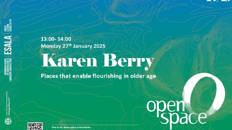 Thumbnail for OPENspace Seminar - Karen Berry 27.01.2025