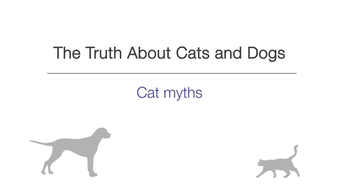 Thumbnail for entry Week 4 - Cat myths