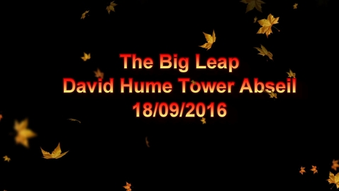 Thumbnail for entry Abseil David Hume Tower