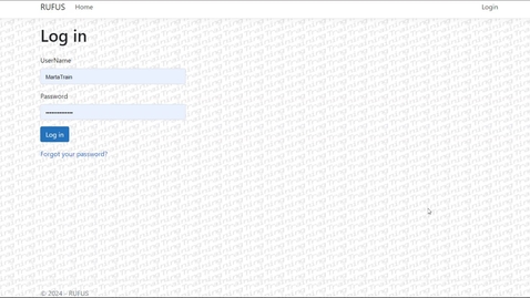 Thumbnail for RUFUS - How to add new participant to the database
