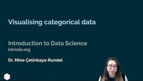 Thumbnail for entry IDS - Week 02 - 05 - Visualising categorical data