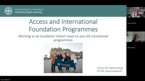 Thumbnail for Foundation Programmes ACL presentation April 2025