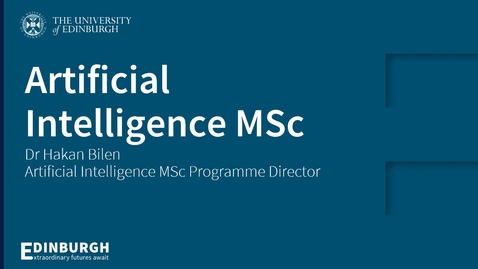 Thumbnail for Artificial Intelligence MSc Introduction