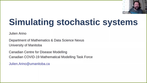 Thumbnail for entry UK-APASI in Mathematical Sciences: Julien Arino