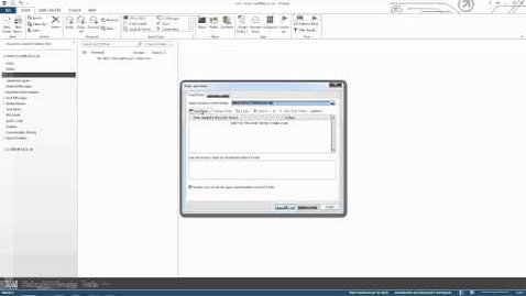 Thumbnail for entry MS Outlook 2013 Tutorial: Dealing with Junk E-mails
